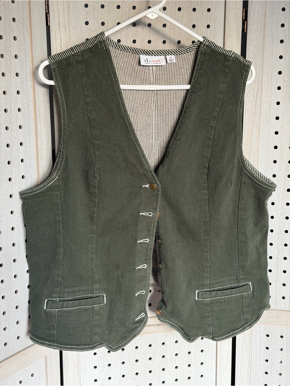 d.co Olive Green Vest